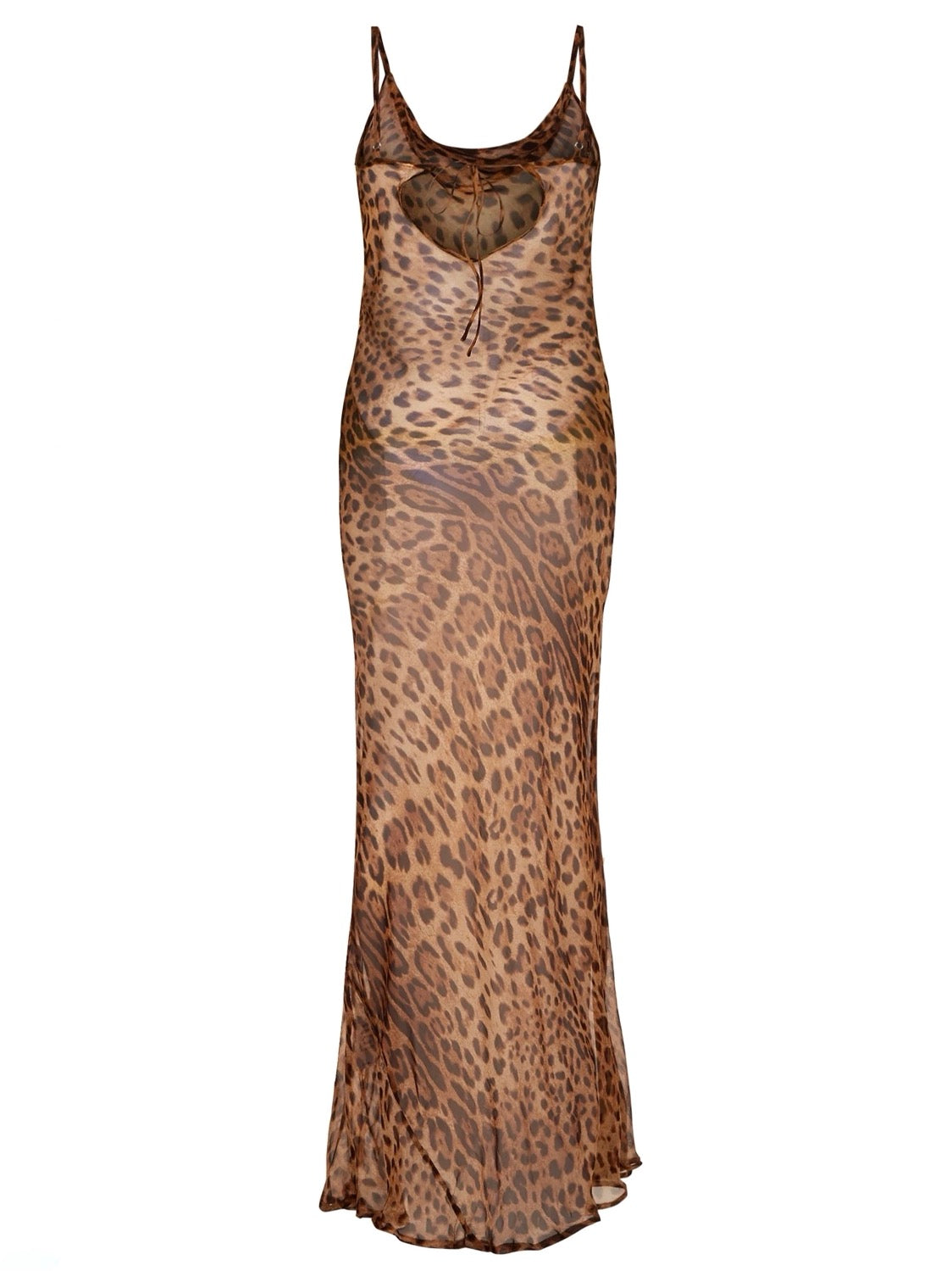 Leopard Maxi Slip Dress | NINIQUE